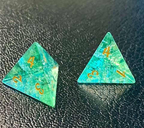 Stone Shape- Unique Gemstone and Glass Dice Sets and Singles! See Images and Listing For Current Offerings