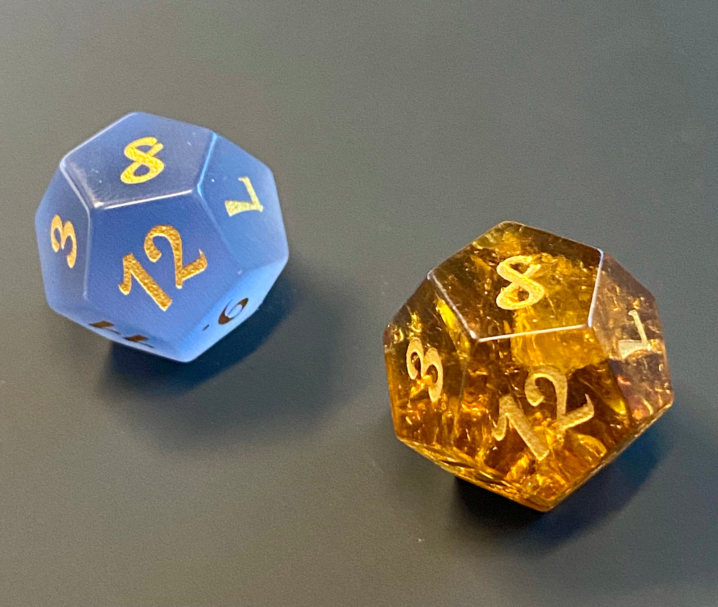 Stone Shape- Unique Gemstone and Glass Dice Sets and Singles! See Images and Listing For Current Offerings